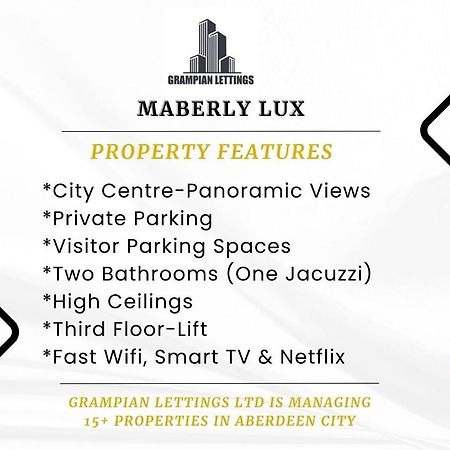 アバディーンMaberly Lux - Grampian Lettings Ltdアパートメント エクステリア 写真